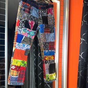 🎨 ARCHIVE GRAIL: BiePa 1971 Multi-Pattern Patchwork Art Denim • NWT 👑